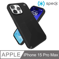 強強滾優選~ Speck iPhone 15 Pro Max (6.7吋) 磁吸防手滑防摔殼-黑色