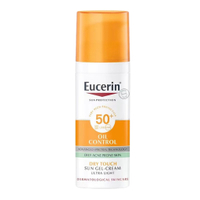 Eucerin Sun Dry Touch Oil Control Face SPF50+ 50ml เซอริน กันแดด ครีมกันแดดเนื้อบางเบา สำหรับผิวมัน