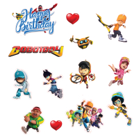 BOBOIBOY GALAXY Cake Topper Cupcake Topper Paper  Hiasan Deco Kek Hari Jadi Birthday anak lelaki per