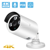 H.265 8MP 4K IP Security Surveillance Camera POE H.265 Outdoor Waterproof IP66 CCTV Camera P2P Video Home for POE NVR