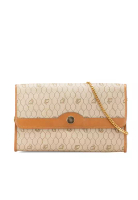 Dior 二手 Dior 蜂巢塗層帆布鏈條單肩包