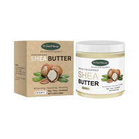 Krim Shea Butter, WoodSleep, Penghidratan 24 Jam, Untuk Muka dan Badan, Mencerahkan, Tidak Berminyak