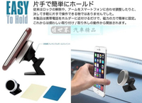 權世界@汽車用品 日本 SEIKO 黏貼座式 磁鐵吸附式 360度迴轉智慧型手機架 EC-189