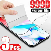 3Pcs Hydrogel Film For Huawei Nova Y90 Y71 Y70 Plus Y60 11 10 9 8 8i 7 Pro SE Ultra Full Cover Screen Protector Film Not Glass