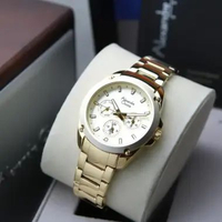 ALEXANDRE CHRISTIE AC 8667 GOLD CHRONO WANITA. ORIGINAL