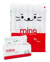 MINO洣濃 紅海豹小色豹衛生紙(100抽x6包x3串)