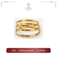 GELANG EMAS ANAK KERONCONG KADAR 16K - SINAR FAJAR 2.59