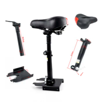 Chair Retractable Seat Bumper Foldablex Height Adjustable Saddle Set For Xiaomi Electric Scooter Accessories