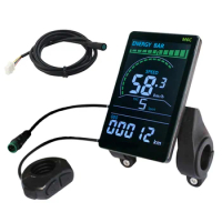 Optimize Your Biking Experience With M6C TFT Display Suitable for E Bikes Scooters Bicycles Simple Installation and