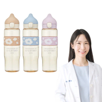 【IKUK 艾可】鉑金雲朵杯｜常用醫療材質PPSU水壺-830ml-贈粗吸管環保杯(吸管杯/直飲杯/環保杯/運動水壺)