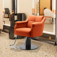 Comfortable Hairdressing Barber Chairs Commercial Furniture Barbershop Hair Cutting Adjustable Beauty Salon Makeup Chair N