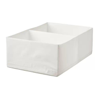 STUK 分格收納盒, 白色, 34x51x18 公分