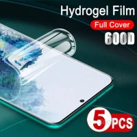 5PCS Hydrogel Film For Samsung Galaxy S20 Plus FE Ultra UW 4G 5G S 20 Utra 20FE 20Ultra 5 4 G Screen Protector Water Gel Cover