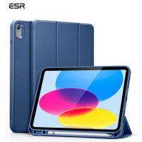 ESR for iPad 10th Generation Case for iPad Pro 11 2022 2021 Rebound Case Built-in Pencil Holder for iPad Pro 12.9 2022 Soft Back