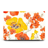 For Macbook Pro 14 Inch Case Laptop 13 Inch M3 M1 2023 2020 Floral Cover for Macbook Air M2 Case 13.6'' 2022 2024 Lily Flowers