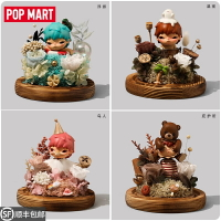 POPMART泡泡瑪特手辦小野盲盒潮玩具創意擺件永生玫瑰花高級禮物