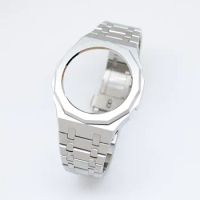 TOP Quality12 Sided Ga2100 4rd Metal Ga 2100 Custom Ga-2100 Bezel Watch Band Strap Watch Belt Case with Tools NO Screws ga2110