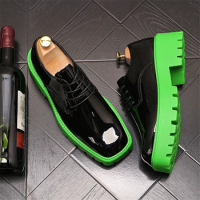 Fashion Men Casual Leather Shoes Men's Business Leather Shoes Loafer shoes Chaussure Homme
