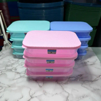 Stok Terbatas - 6-12 PCS Toples Segi Michiko 1ML | Kotak makan Michiko | Toples Penyimpanan Wadah ma