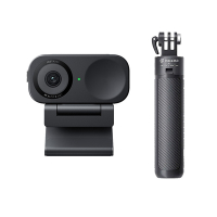 Insta360 LINK 2C 主機版 AI 智能 4K 網路攝影機 迷你腳架套組