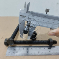 BAUT MUR BAJA KUNCI 17 M10 X 120 FULL DRAT PANJANG 12CM 12 CM BAUD HTB GRADE 8.8 HITAM M10X120 10X12