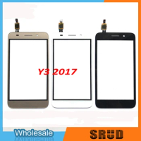 6Pcs Touch Glass For Huawei Y3 2017 Y5 2017 Y5 2018 Y5 2019 Y6 II Y6 2017 Y6 2018 Y6 2019 Y7 2018 Y7 2019 Touch Digitizter Panel