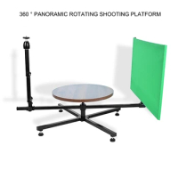 360° Surround Shooting Table Panoramic Rotation Video Stand Professional Photography Platform Studio Photo Booth Turntable