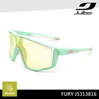 Julbo 感光變色太陽眼鏡 FURY J5313816 / 消光薄荷綠框 (棕黃多層膜鏡片)