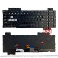 New US Keyboard Backlight for Asus ROG Strix Scar II GL704 GL704GM GL704GM-DH74 GL704GV GL704GV-DS74 GL704GW Black Backlit