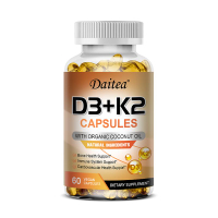 Vitamin K2 D3 Dietary Capsules - Bone Health Immune System Health Cardiovascular Health (30 60 120 C