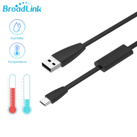 TISHRIC BroadLink HTS1 Temperature Humidity Sensor Accessory USB Cable Work With Broadlink RM4 PRO Via Broadlink APP