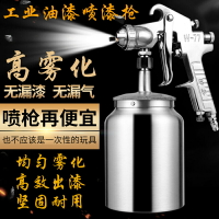 噴漆槍 油漆槍 吉由w-77噴漆槍w77油漆噴槍氣動霧化w71涂料專用的氣泵噴槍噴壺罐『XY39524』