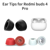 Memory Foam Ear Tips for Redmi buds 4 Pro Noise Canceling Anti-Slip Foam Earbuds For Redmi buds 4 Pro Earbuds Avoid Falling
