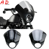 Windshield Protection Fairing Windscreen Cover For Harley Sportster Iron XL883N 2009-2021 XL1200NS 2018-2021 Wind Deflectors