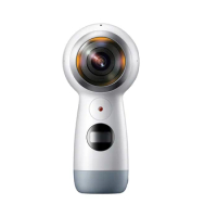 (2017 Edition) Real 360° Dual Lens Spherical 4K VR Camera Video Photo for Samsung SM-R210 Gear 360