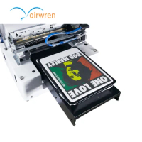 Airwren AR-T500 DTG Printer 320mmx420mm Digital Direct To Garment T-shirt Logo Printing Machine