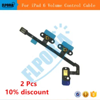 For iPad 6 Volume Control Button Flex Cable Ribbon Replacement Parts For iPad Air 2 For iPad 6 Volume Control Flex Cable