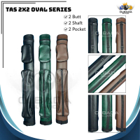 Tas Billiard 2X2 Oval Premium Series 2 Butt 2 Shaft 2 Pocket / Tas Olahraga Bola Billiard / Tas Bill