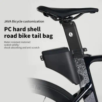 New Bicycle Seat Tube Storage Tail Bag Waterproof Hard Shell Shock-absorbing Droplet Type Bicycle Saddle Bag For JAVA Road Bike