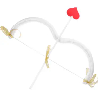 1 Set Of Cupid Arrow Bow Set Valentine Party Cupid Costume Arrow Bow Cupid Cosplay Prop Valentine Stage Performance Cosplay
