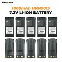 10PCS HNN9013 1800mAh Replacement Li-ion Battery for Motorola GP328 GP338 GP340 GP380 PTX760 PTX700 Two Way Radio Battery