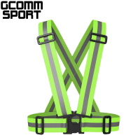 【GCOMM】多用途運動高反光安全背心 反光綠(反光安全背心)