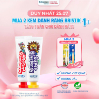 【Hot trend】 【Phiên bản nâng cấp】 Kem Đánh Răng Cho Bé Bristik Hàn Quốc Kem Đánh Răng Cho Bé Trên 1 T