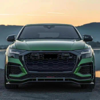 for Audi RSQ8 Carbon fiber body kit RSQ8 Upgraded AT-style carbon fiber front lip diffuser Spoiler body kit