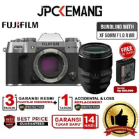 JPC KEMANG Fujifilm XT50 Body Only Fuji X-T50 XT 50 Mirrorless Camera GARANSI RESMI CS+XF50mmF1.0