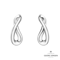 【Georg Jensen 官方旗艦店】INFINITY 耳環(銀飾 耳環)