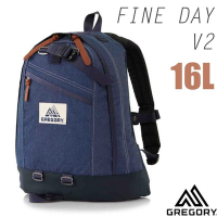 【GREGORY】FINE DAY V2 日用雙肩休閒後背包16L_137539-1290 天絲丹寧