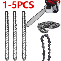 1-5pcs 12Inch Metal Chainsaw Chain 3/8 Pitch 22 Teeth 45 Drive Links Electric Saw Accessory Replacement Chainsaw Saw Chain
