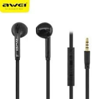 AWEI AWEI ES-15HIB 3.5MM 帶控制入耳式耳機 黑色
