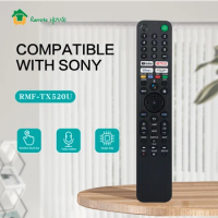 RMF-TX520U Voice Remote Control Replacement for Sony TV RMF-TX520P RMF-TX520E KD75X80J KD85X80J XR-75X90CJ KD65X85J KD85X91CJ